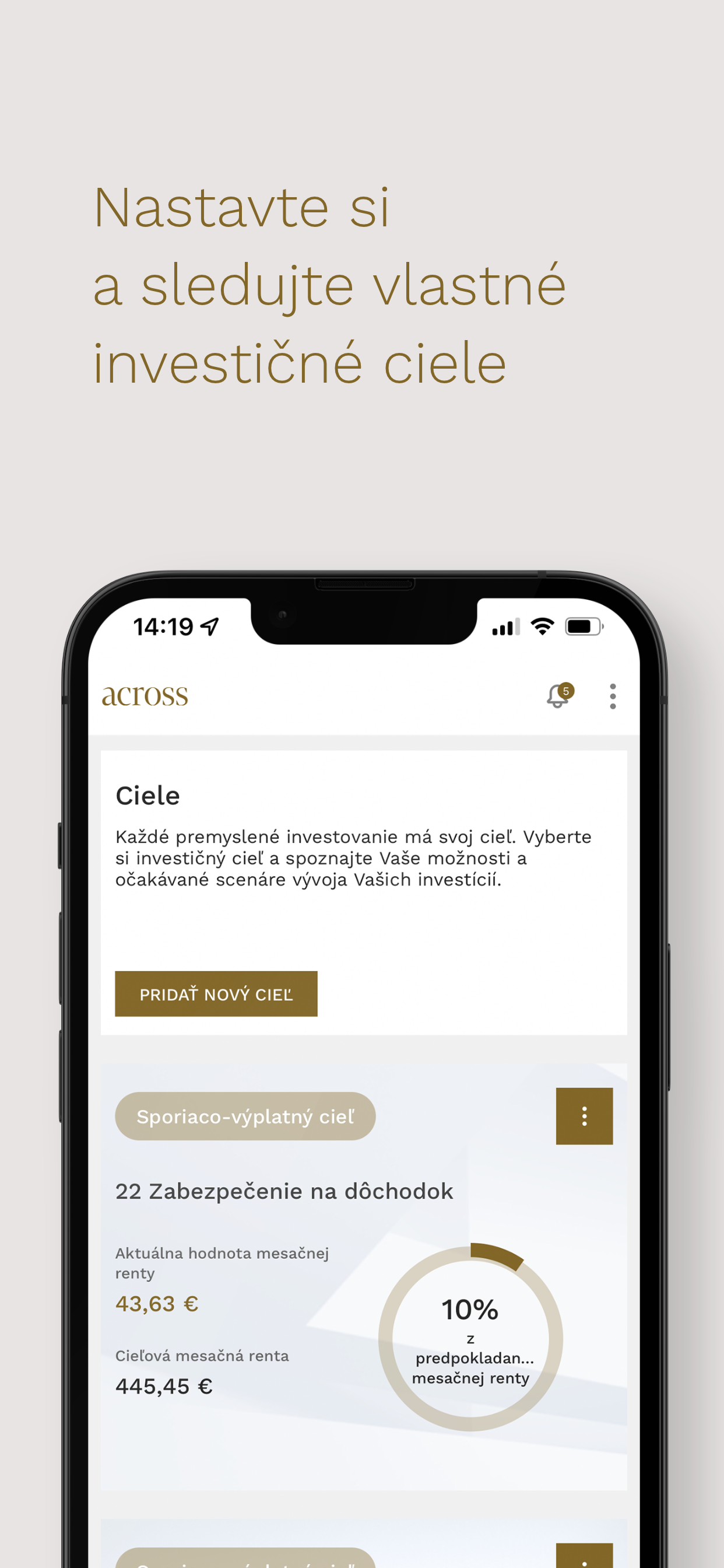 mobilna aplikacia Across Connect